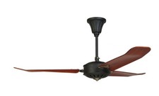 VAM VENTILATORE DA SOFFITTO 142 cm  - AOBA nero con pale di legno di rosa