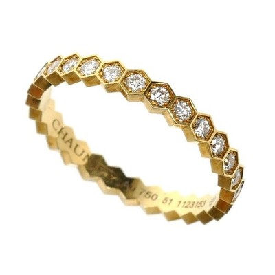 Chaumet Bee My Love Diamant Ring K18 Gelbgold 0,43ct US 5,25-5,5
