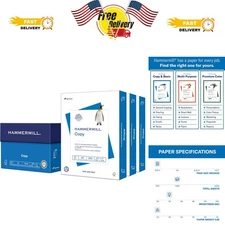 Economical 3 Ream Printer Paper, 1500 Sheets, 8.5 x 11, ColorLok Technology