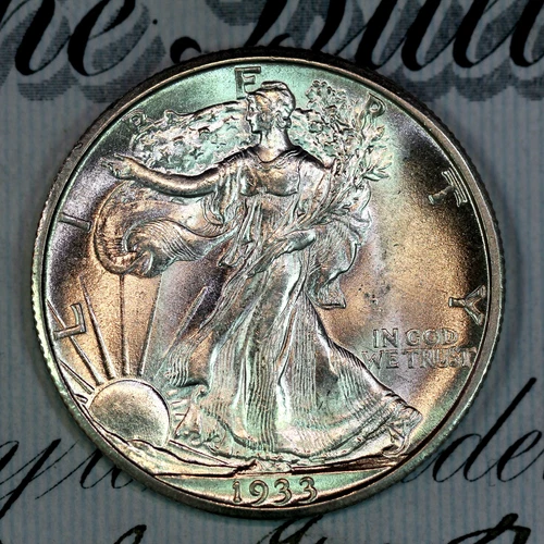 * 1933-S * SUPERB+ GEM BU MS WALKING LIBERTY HALF-DOLLAR * FROM COLLECTION