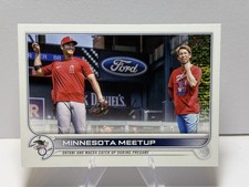 2022 Topps #122 Minnesota Meetup Shohei Ohtani Kenta Maeda Baseball Card