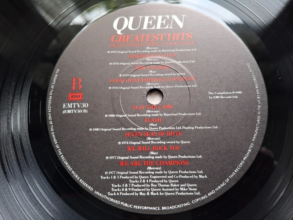 QUEEN GREATEST HITS Original 1st Press 1981 UK LP ARCHIVED MINT- PLAY - Image 2 of 4