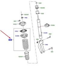 LAND ROVER RANGE ROVER VELAR L560 Front Left Coil Spring LR156310 NEW