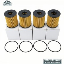 Fit Fiat 124 Spider 17-20 Fiat 500L 14-20 All Engine Set of 4 Engine Oil Filter