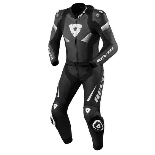 Men's 2PC Motorcycle Leather Racing Suit Moto Track & Street Bike Gear