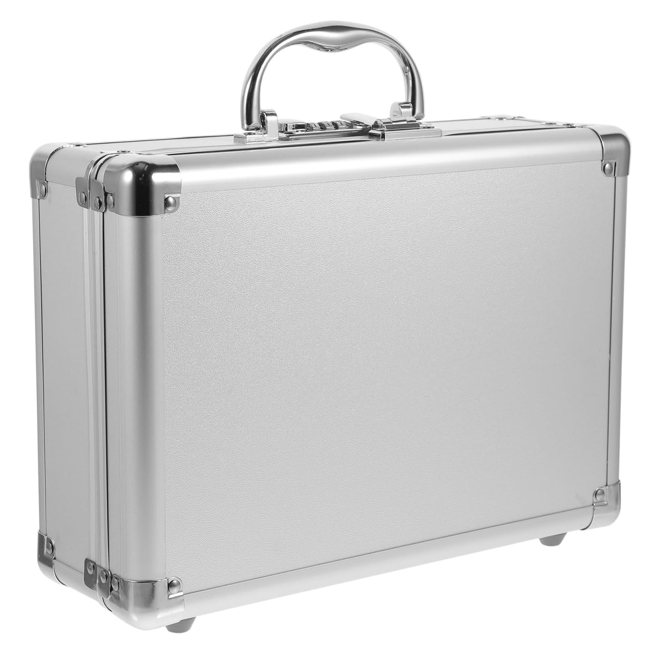 Aluminum Tool Suitcase with Lock 11.4X8X4.1 Inches Portable 