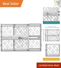 North States Paws Portable Pet Gate 26-40 Wide - Pressure Mount Expandable