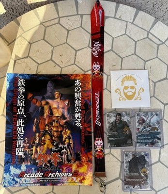 UniVersus Tekken 8 EVO LAS VEGAS 2026 Exclusive Set Promo Cards/Key Chain Bundle