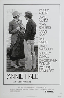 ANNIE HALL Movie Poster 1977 Woody Allen RARE Print