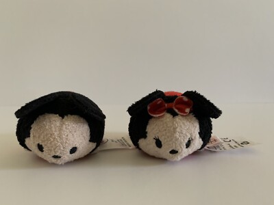 3” Mickey Mouse and Minnie Mouse Disney Tsum Tsums
