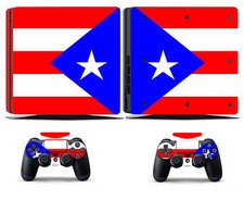Flag 266 Vinly Skin Sticker Cover for Sony PS4 Slim PlayStation 4 SLIM
