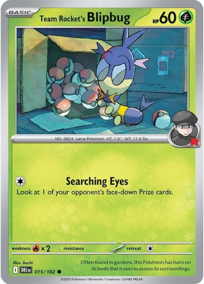 Team Rocket's Blipbug 015/182 Sv10: Destined Rivals