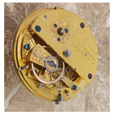 Exceptional Olivant of Manchester 16S Fusee Lever Pocket Watch Movement ca. 1835