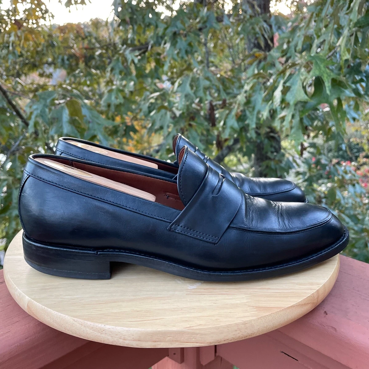 Allen Edmonds Presidio Men s Penny Loafer 8.5 D Black Leather Dress shoes 3802