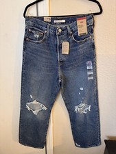 Levi's Women's Ribcage Straight Ankle Jeans, Feeling Seen, 30 x 27