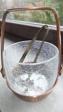 ausgefallener Eiswürfelbehälter,Eiseimer,KUPFER,RETRO VINTAGE60/70er Jahre