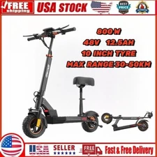 800W Motor Folding Electric Scooter Adult 28MPH E-Scooter Safe Urban Commuter