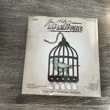 Tim Holtz Alterations Sizzix BIGZ Die Caged Bird 656634 Retired