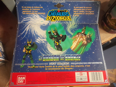 SAINT SEIYA VINTAGE Dragon Shiryu Bandai 1987 Japon Excellent État Très