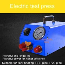 Electric Pressure Test Pump Water Pressure Leak Detection Floor Heating Cleaning