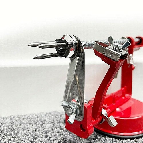 3 IN 1 APPLE PEELER SLICER CORER DICER CUTTER KITCHEN POTATO FRUIT & VEG MACHINE - Picture 6 of 6