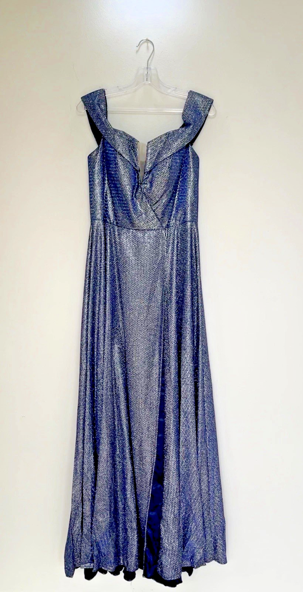 Cinderella Divine Dress Blue Off-Shoulder Dress Prom Wedding Gala Size 14 |  eBay