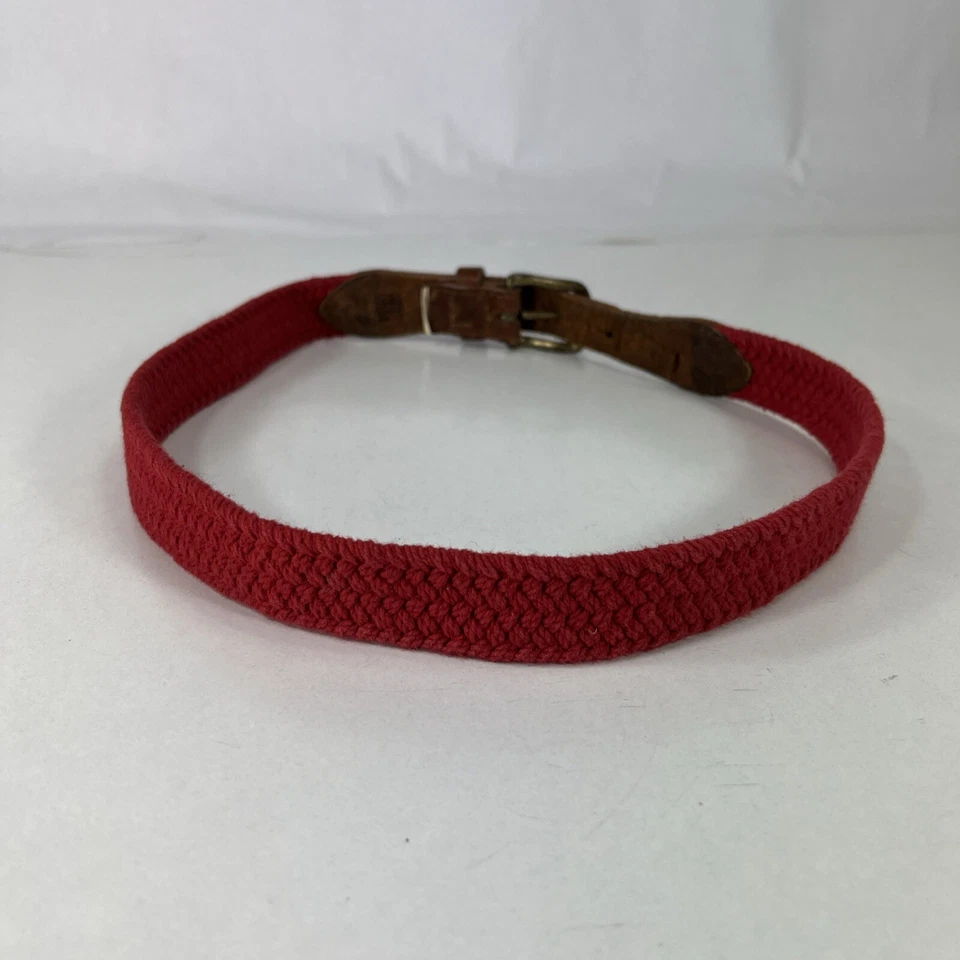 Cinturón elástico rojo GAP - cuero genuino - para mujer talla 26 Foto 3 de 4