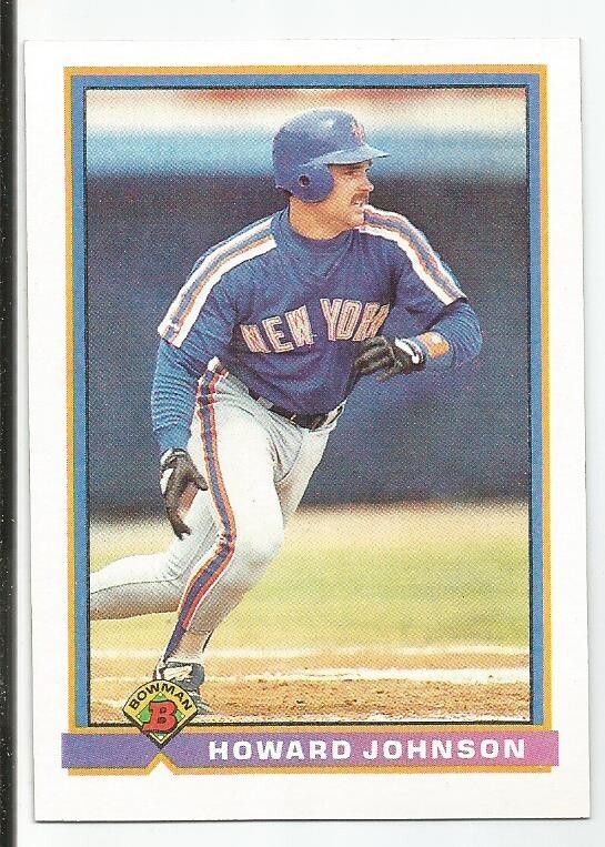HOWARD JOHNSON 1991 BOWMAN CARD NM-MT+ CONDITION