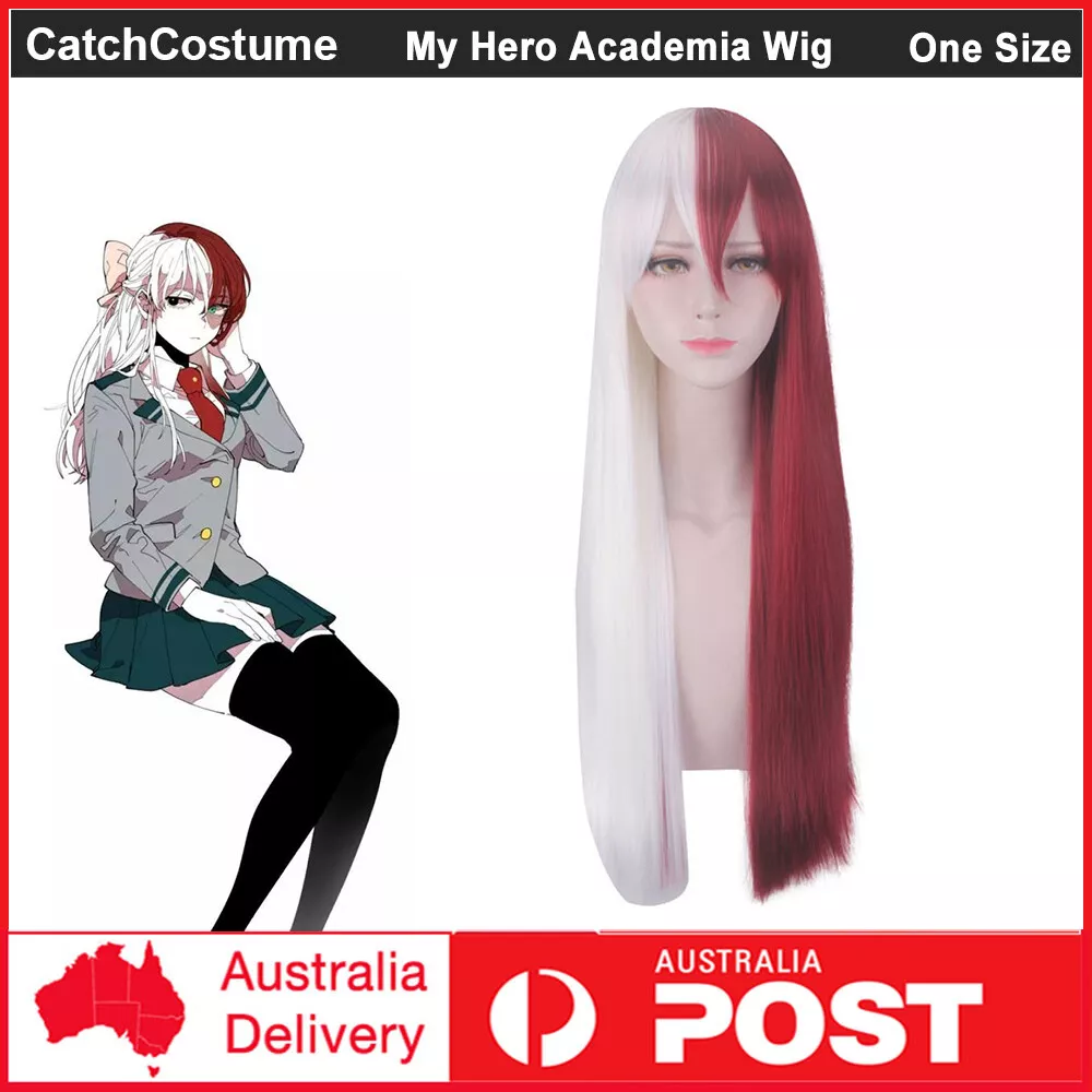 Long todoroki cheap wig