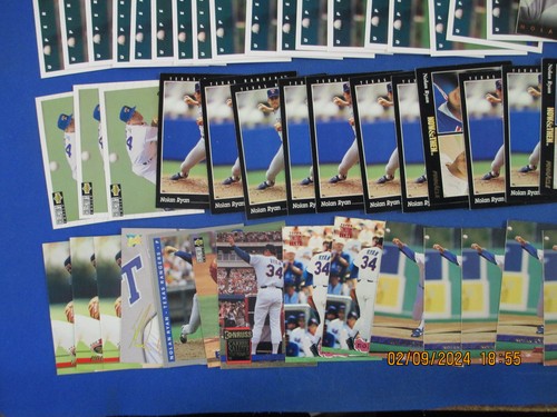 101 verschiedene 1993 Nolan Ryan Karten die meisten NMT - Bild 3 von 10