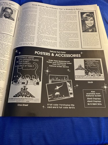 Raro gatto dallo spazio 1978 Walt Disney Ad Pad libro stampa McLean Stevenson - Foto 10 di 20