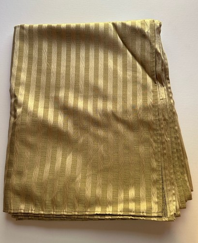 Tischdecke 60x144 rechteckig Noble Excellence Metallic Gold Streifen Urlaub KC