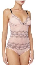 Eberjey Rosemary Lace Bodysuit Petal Size S D26