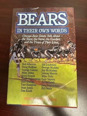 NFL Chicago Bears ''In Their Own Words'' Hardcover Book