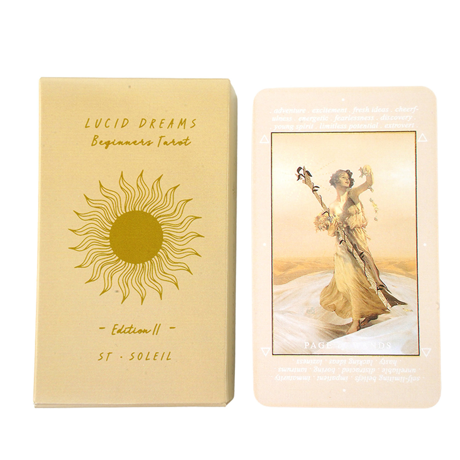 Tarot Cards for Beginner 78 Cards Lucid Dreams Beginners Tarot Cards Board Game