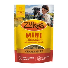 Zuke's Mini Naturals Soft Dog Training Treats, Real Chicken Recipe Tender Chews