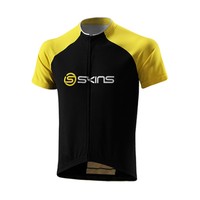 Skins Men's Pro Short Sleeve Jersey Small Black/yellow on sale Skins Men's Pro Short Sleeve Jersey Small Black/yellow on sale