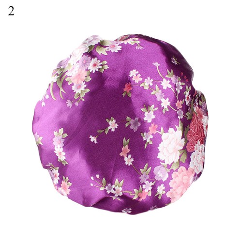 Womens Long Hair Care Satin Bonnet Sleep Hat Cap Night Silk feel Wrap Head Cap ♢ - Picture 23 of 44