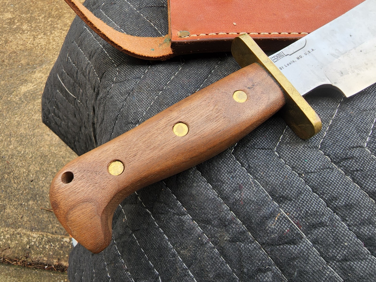 Rare Blackjack Shining Mountains Bowie Survival Hunting Fighting Knife