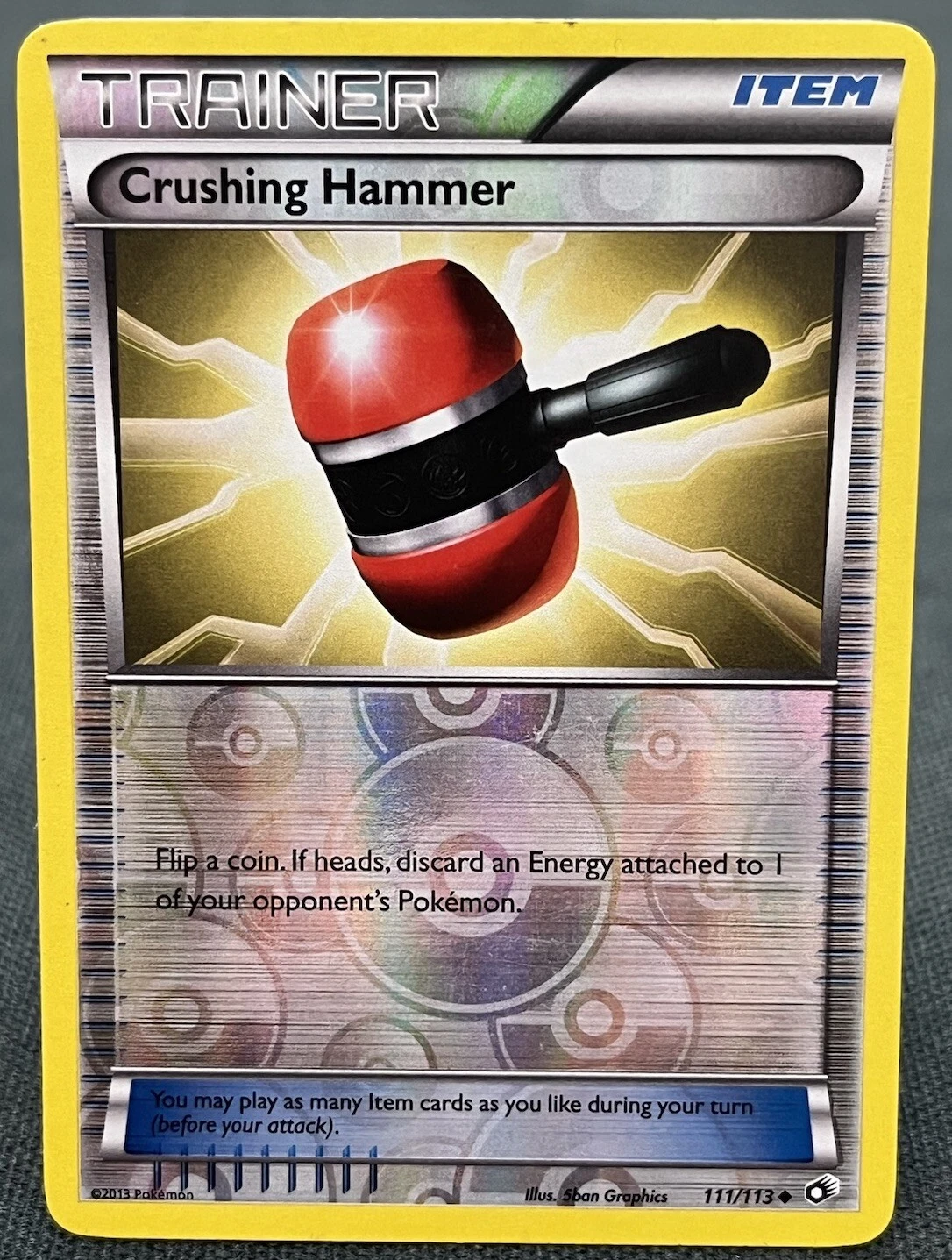 Pokémon TCG Crushing Hammer Legendary Treasures 111/113 Reverse Holo Uncommon LP