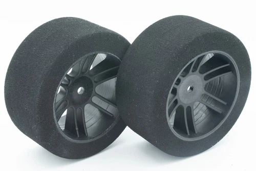BSR F2642-B Foam Tires BITRO (Black) (2) (26mm Wide) (42 Shore) w/12mm Hex w/Fre - Picture 1 of 3