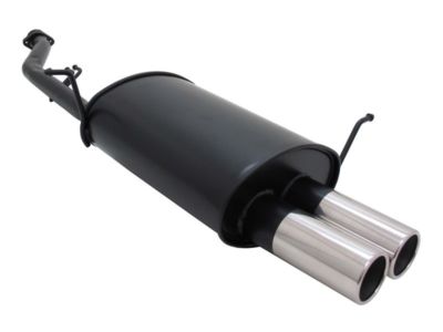 Novus Sportauspuff Gruppe N 2x76mm M-Design BMW E36 Compact (3/CG) 316i