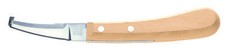 F.DICK Hufmesser ECONOMIC (Beidseitig-Lang-Schmal; Buche; Carbonstahl; 78mm)