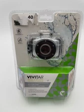 Vivitar DVR781HD Make a Splash Action Cam w/Waterproof Case Gray