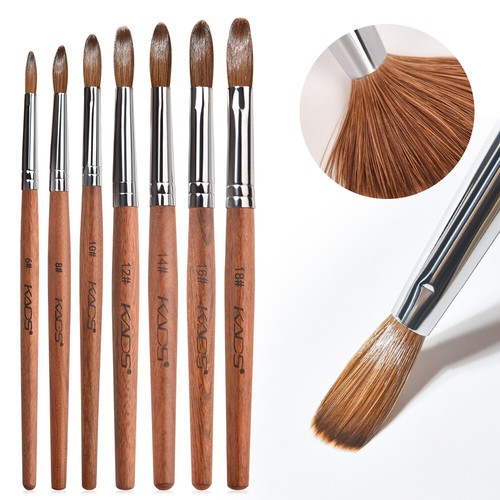 KADS Kolinsky Acrylic Nail Brush for UV Gel Carving Pen Liquid Powder Art Tool - Picture 4 of 36