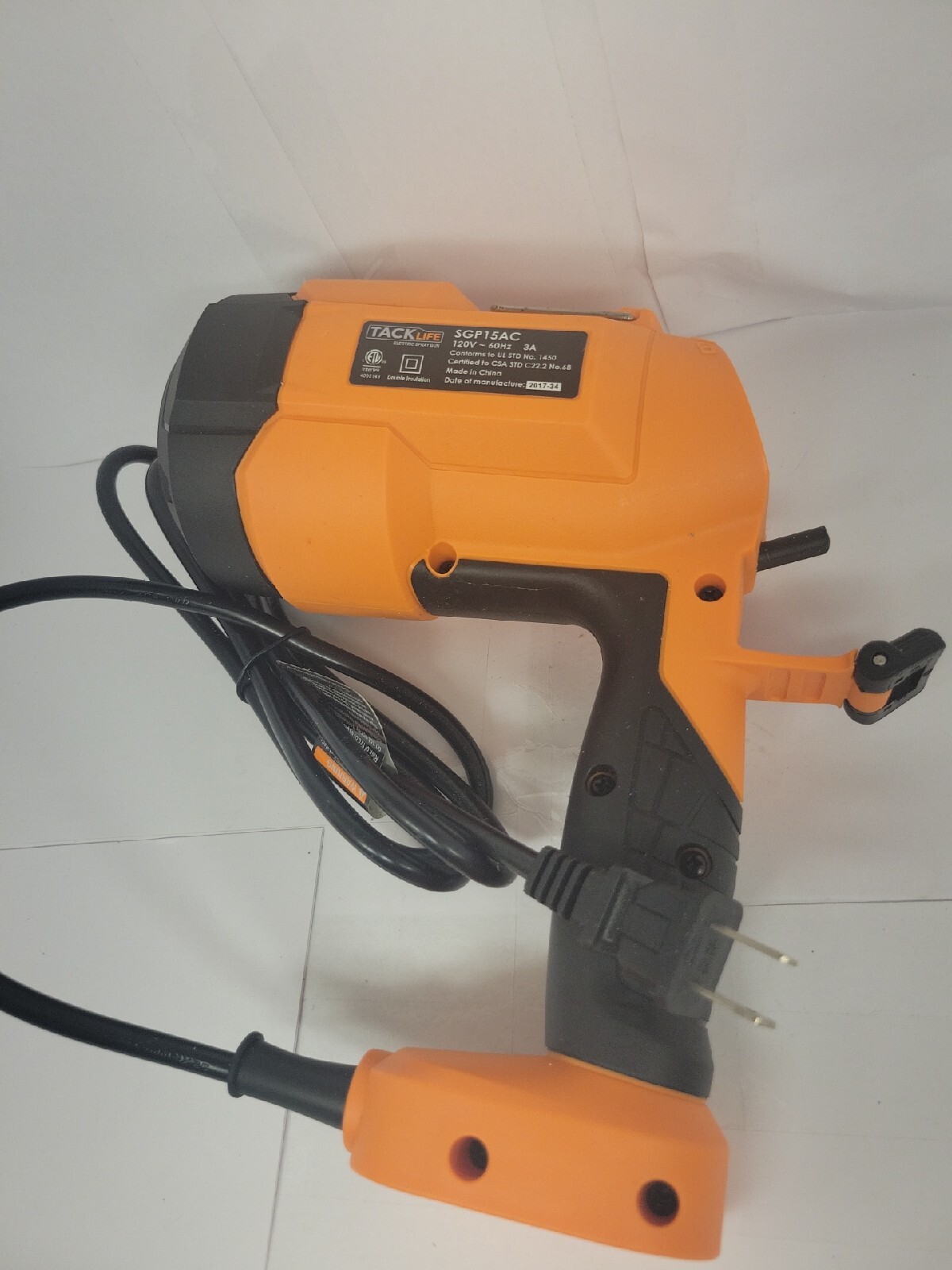 Tacklife SGP15AC Advanced Electric Spray Gun 800ml/min Paint Sprayer