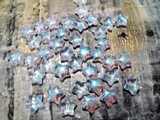 Electroplated Faceted Glass Bead, Star 9.5x10x5mm, AB Colour, 20 piece