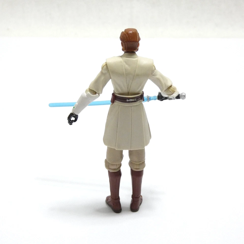 FIGURINE STAR WARS HASBRO EN LOOSE OBI WAN KENOBI 10CM LFL 2010 JEDI SABRE LASER - Photo 2/4