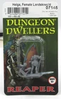 Reaper 07145 Helga Female Landsknecht (Dungeon Dwellers Bones USA) Warrior