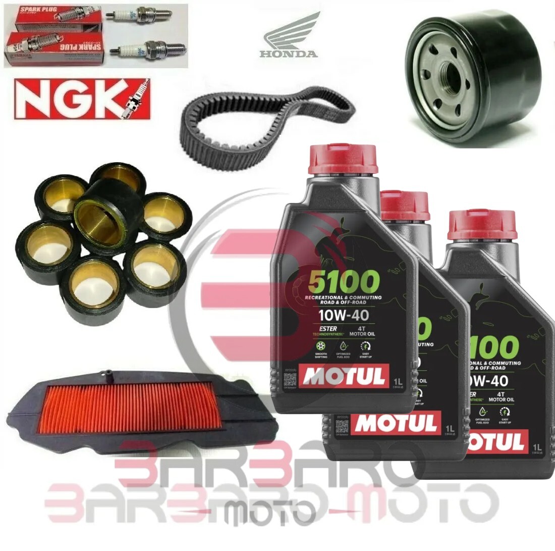KIT TAGLIANDO HONDA FJS 400 600 SILVER WING - Olio Motore 5000 10W40, Filtro Olio, Candele NGK, Filtro Aria